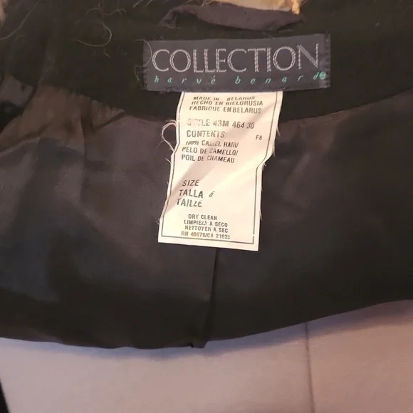 COLLECTION HARVE BENARD VINTAGE COAT US SIZE 12 - Picture 6 of 6